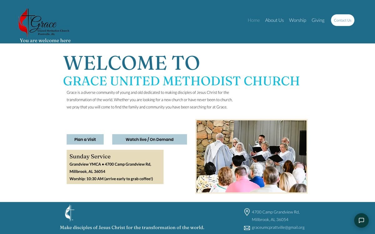 The Grace UMC, Prattville website